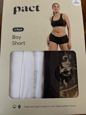 PACT Organic Boy Short- Set of 2